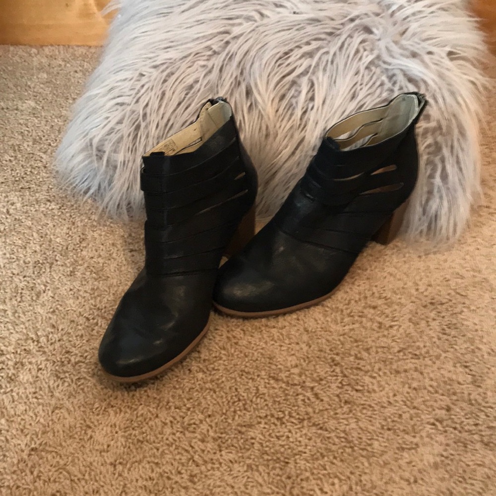Joseph seibel black booties